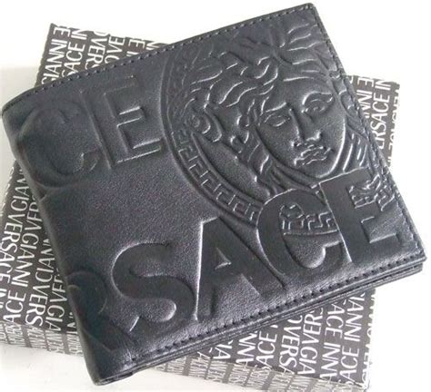 versace men wallets|designer bifold wallets for men.